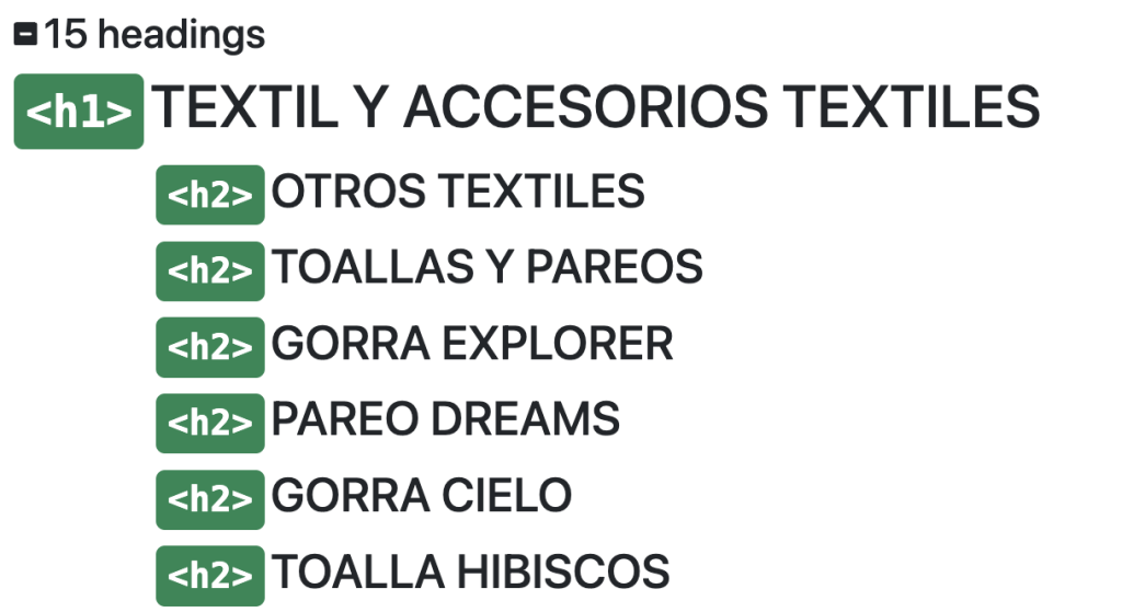 etiquetado auditoria seo